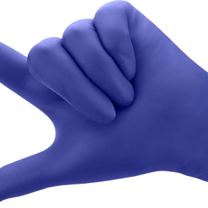 Medical Grade Disposable Gloves - Powder Free, Violet Nitrile 5-Mil - 100 Glove/Box - 705VPF - Image 4