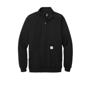 Carhartt Loose Fit Midweight Quarter-Zip Mock-Neck Sweatshirt - Black - 105294 - Image 4