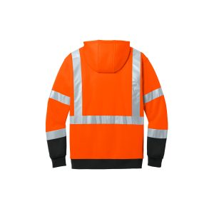 CornerStone® ANSI 107 Class 3 Heavy-Duty Fleece Pullover Hoodie – CSF301 - Image 10