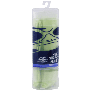 Bullhead - Hi Vis Lime Cooling Towel - 16" x 25.5" – GLO-CT1 - Image 5