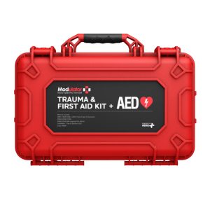 Aero Modulator Trauma Kit with Heartsine 450P & Bleed Control – XL Rugged Hard Case #M600-6 - Image 2