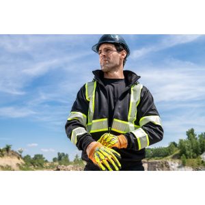 Portwest Iona Plus Enhanced Zipped Hoodie Black – F143 - Image 4