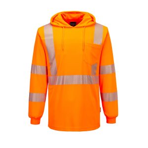 Portwest Hi-Vis Lightweight Hooded T-Shirt L/S – L042 - Image 5