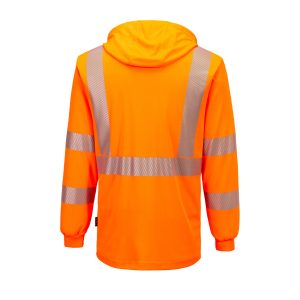 Portwest Hi-Vis Lightweight Hooded T-Shirt L/S – L042 - Image 6