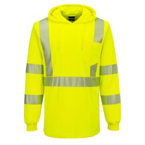 Portwest Hi-Vis Lightweight Hooded T-Shirt L/S – L042