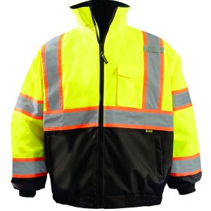 Occunomix 2-In-1 Black Bottom X-Back Quilted Bomber Jacket – LUX-350B2X