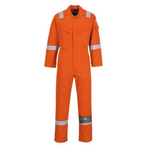 Portwest UFR21 - Bizflame Work Super Lightweight Anti-Static FR Coverall - Image 2